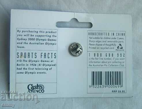 Delivery of Badge Olympic Games Sydney 2000 - mascot Sid Delivery of Badge Olympic Games Sydney 2000 - mascot Sid