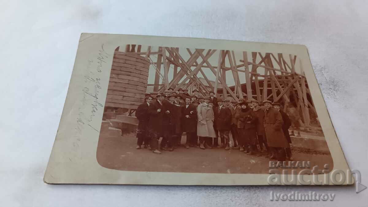 Снимка Виена Мъже и жени на научна екскурзия 1922