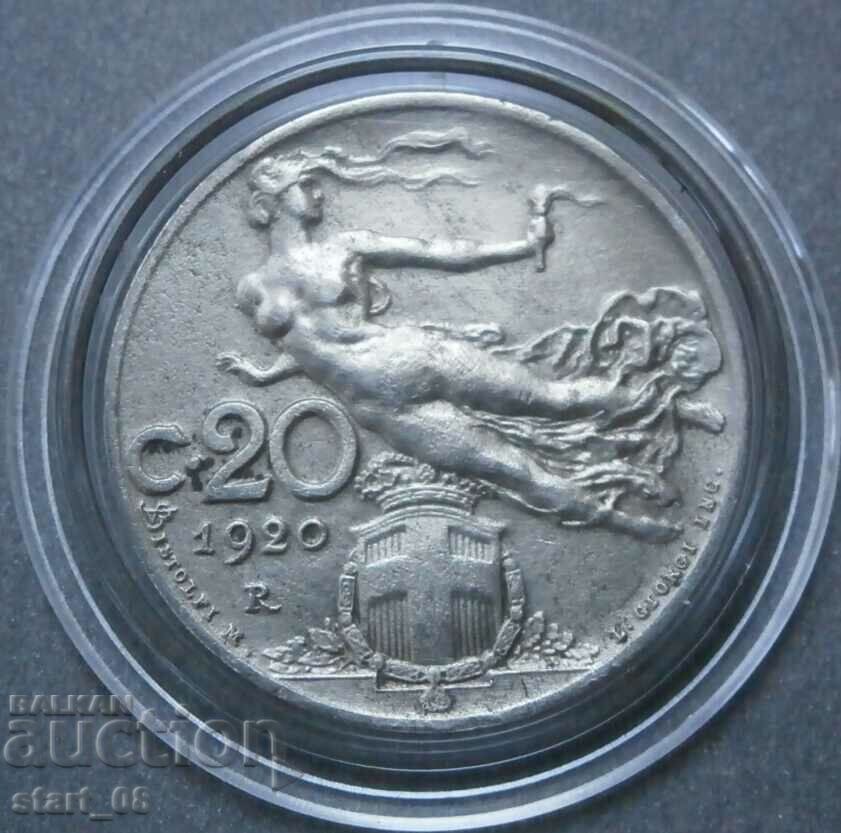 20 de centesimi 1920
