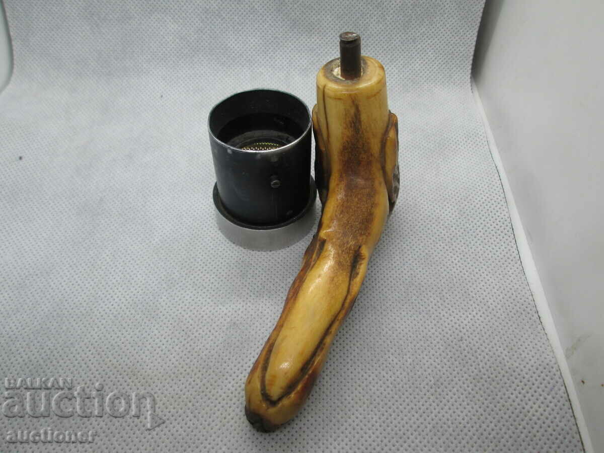 BEAUTIFUL RARE CANE HANDLE - BONE - 7 BEAUTIFUL RARE CANE HANDLE - BONE - 7