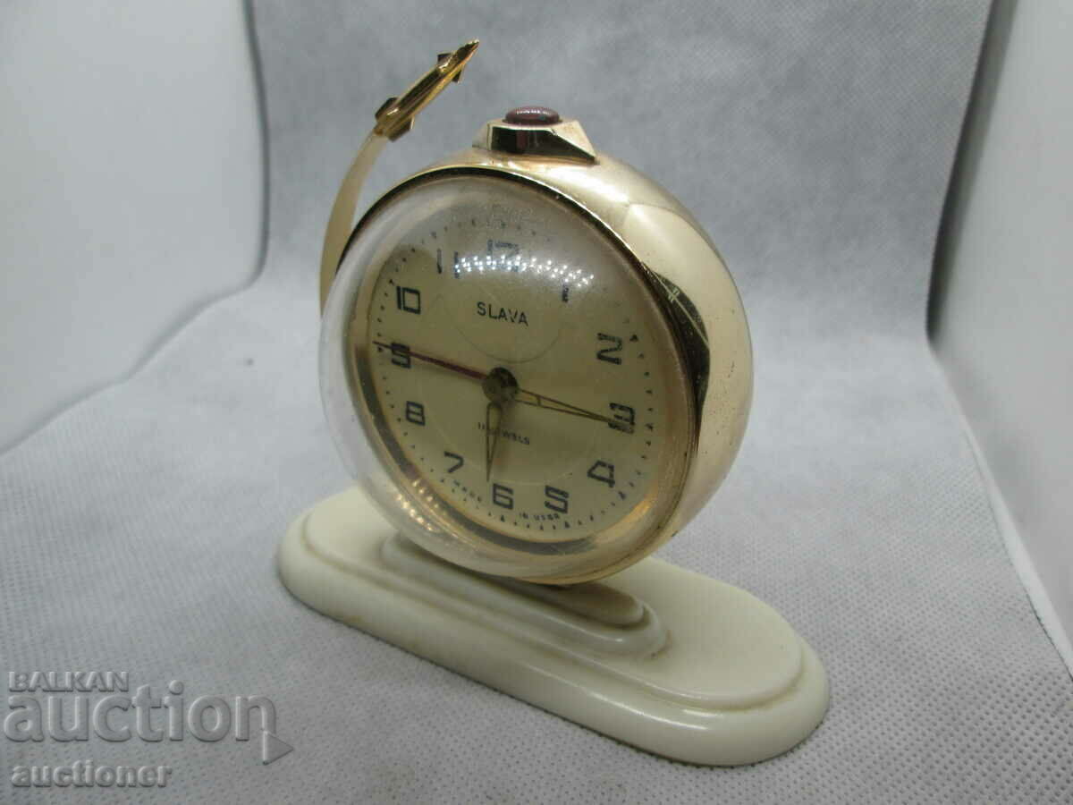Auction ALARM CLOCK SLAVA- COSMOS Auction ALARM CLOCK SLAVA- COSMOS