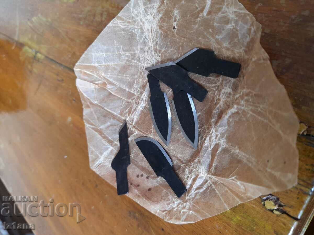 Old Inlay knives - 6 Old Inlay knives - 6