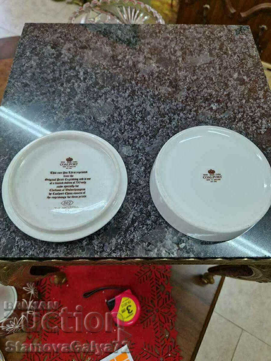 Antique English COALPORT Porcelain Box - 7 Antique English COALPORT Porcelain Box - 7