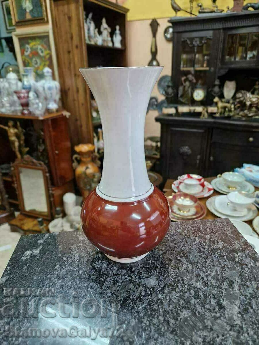 Όμορφο αντίκες γερμανικό πορσελάνινο βάζο - 6