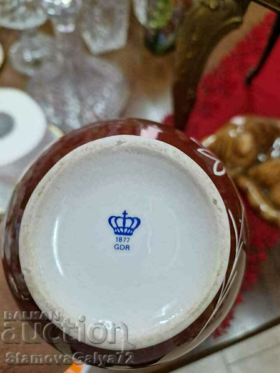 Beautiful antique German porcelain vase - 7 Beautiful antique German porcelain vase - 7