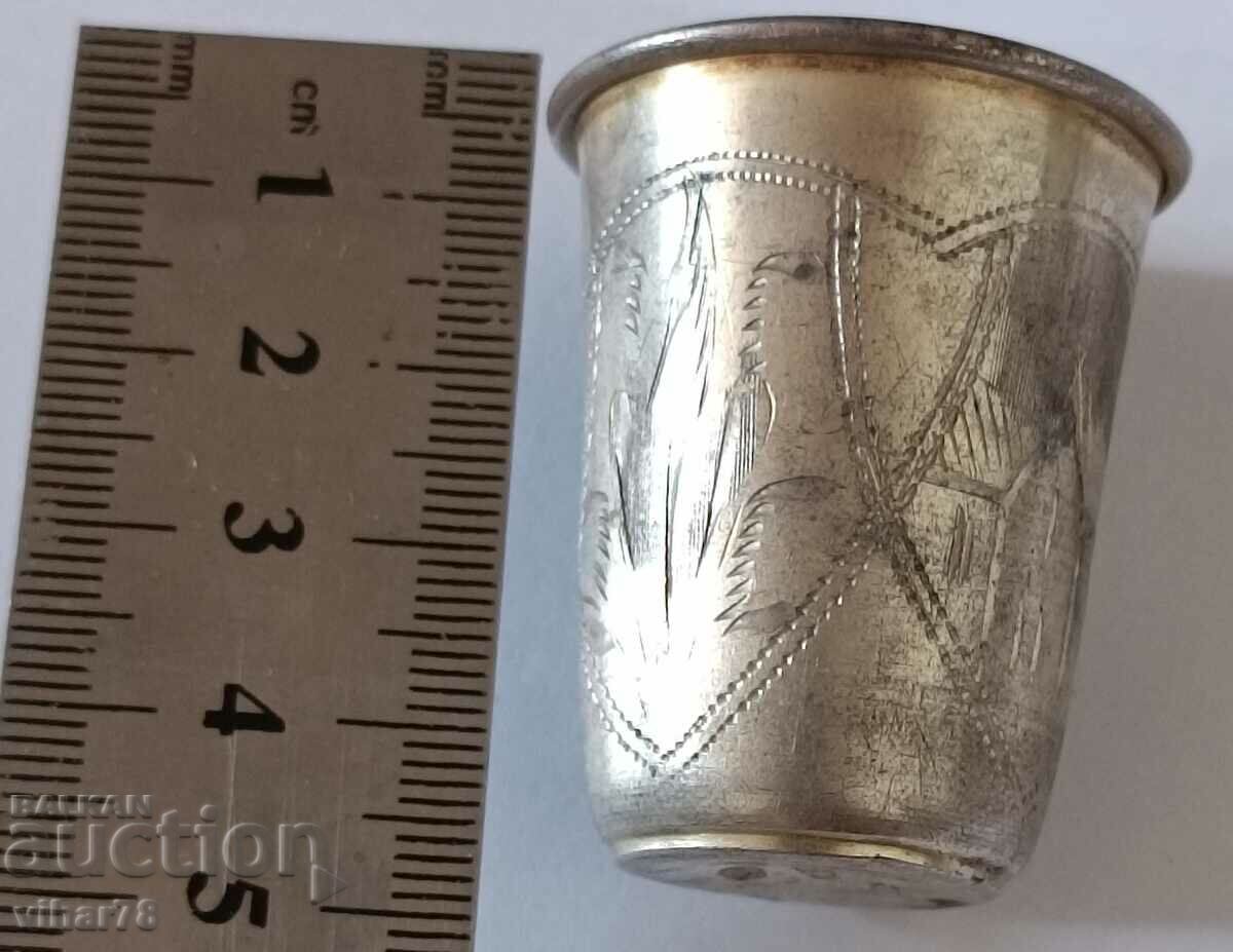 Delivery of Old Silver vodka glass with stamp 84 Delivery of Old Silver vodka glass with stamp 84