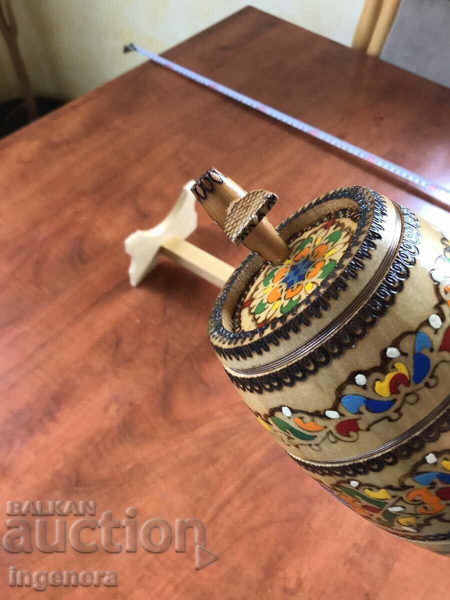 BARREL KEG WOOD CARVING STAND PYROGRAPH DRAWING NEW - 7 BARREL KEG WOOD CARVING STAND PYROGRAPH DRAWING NEW - 7