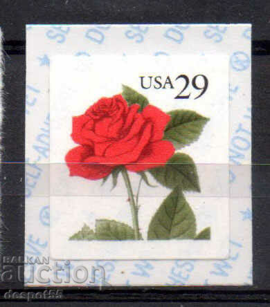 1993. United States. Rose. Self-adhesive.