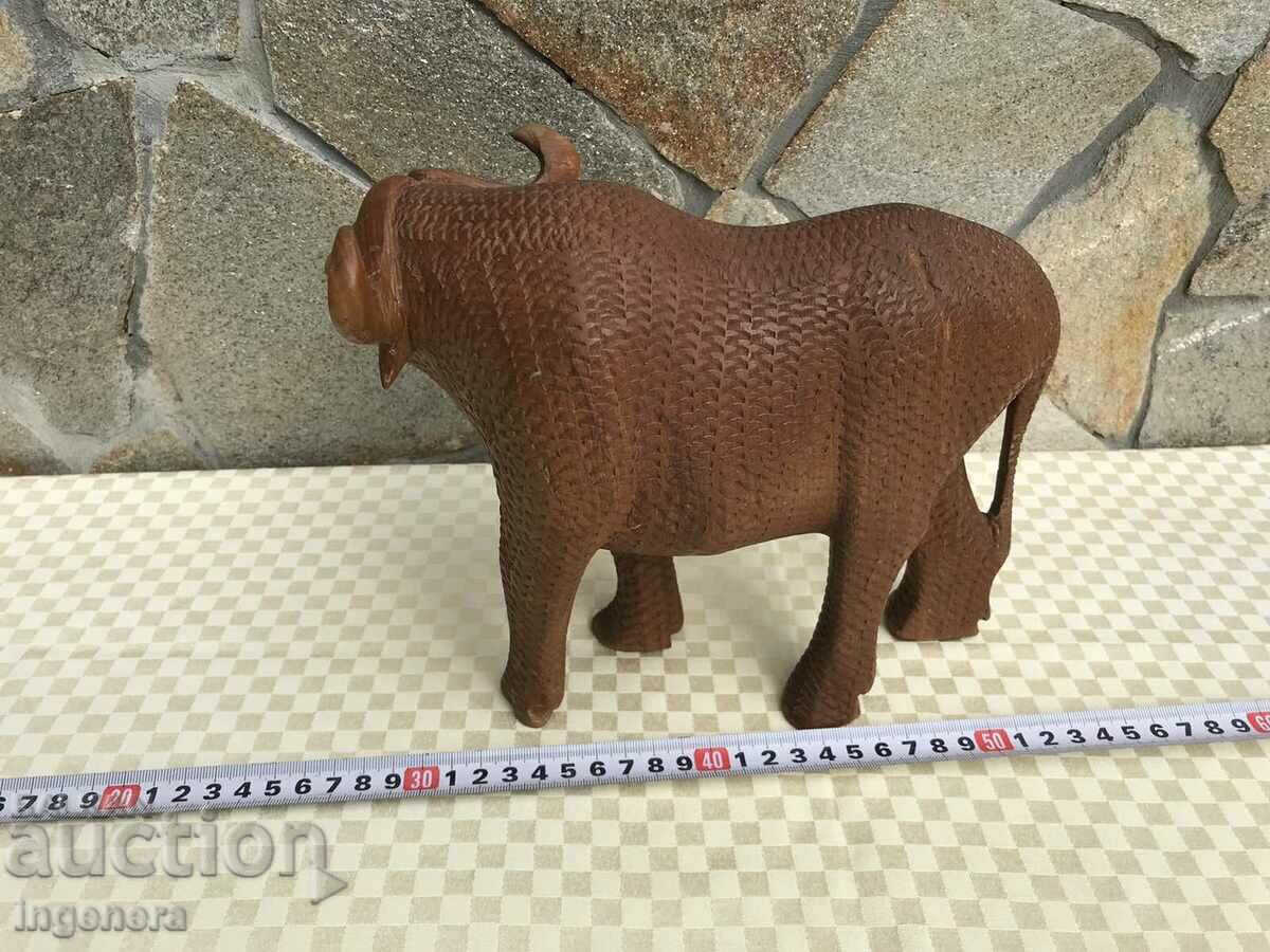 FIGURE WOOD PLASTIC CARVING STATUETTE SCULPTURE EBONY BUFFALO with price 148.00 BGN | € 75.67 FIGURE WOOD PLASTIC CARVING STATUETTE SCULPTURE EBONY BUFFALO with price 148.00 BGN | € 75.67