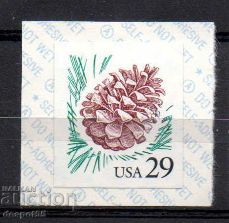 1993. United States. A cone. Self-adhesive.