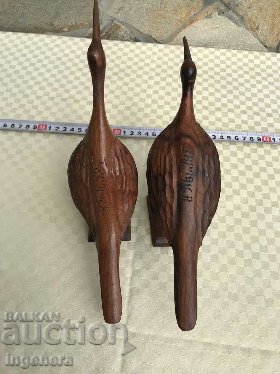 FIGURE WOOD PLASTIC CARVING STATUETTE SCULPTURE EBONY - 6