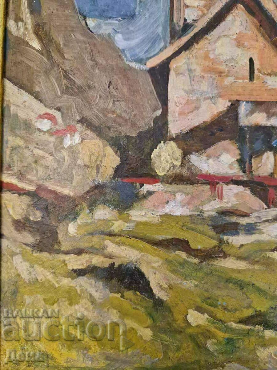 Delivery of Prof. Ivan Petrov painting 1945 Delivery of Prof. Ivan Petrov painting 1945