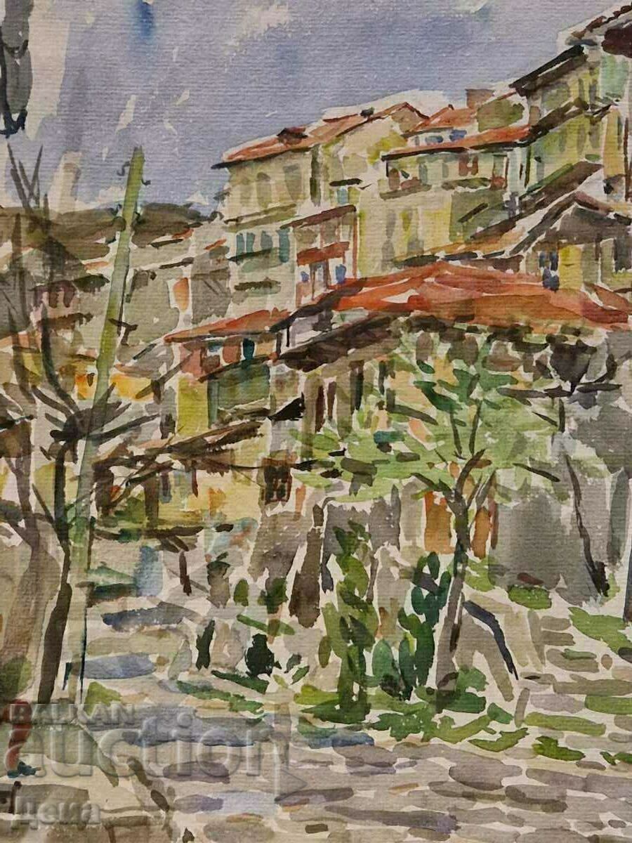 Grigor Naydenov watercolor 1968. - 5 Grigor Naydenov watercolor 1968. - 5