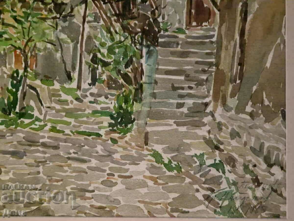 Grigor Naydenov watercolor 1968. - 7 Grigor Naydenov watercolor 1968. - 7