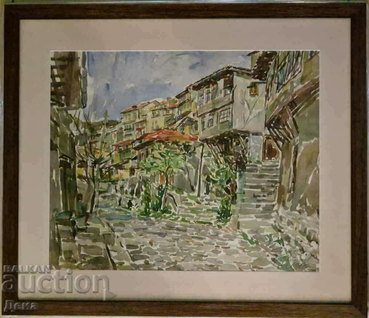Grigor Naydenov watercolor 1968. Grigor Naydenov watercolor 1968.