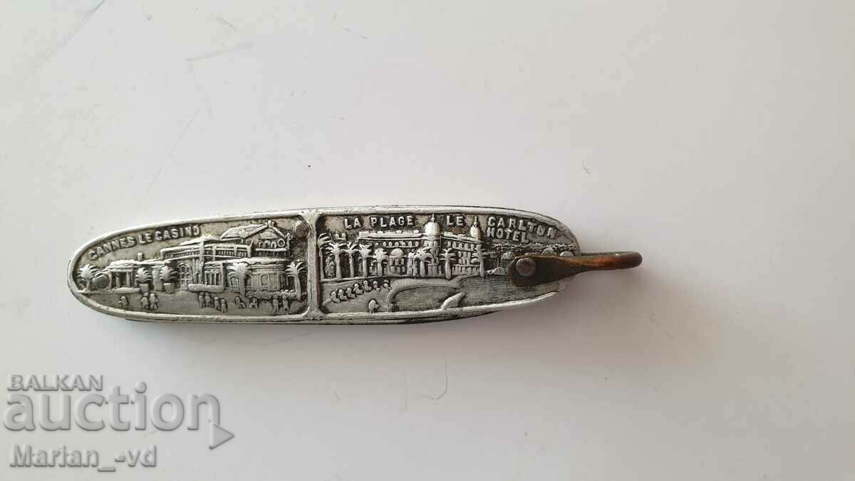 Antique Advertising Pocket Leg - 5 Antique Advertising Pocket Leg - 5