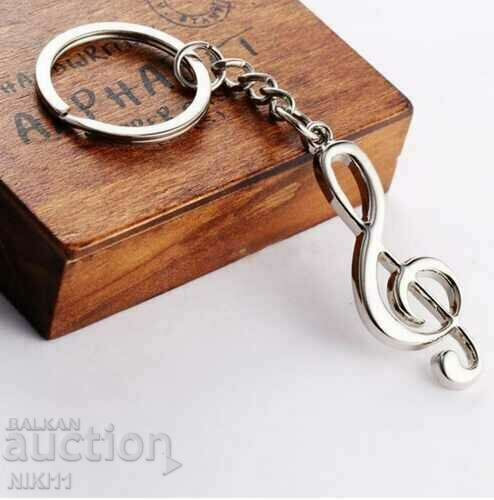 Musical note, keychain, key Sol with price 7.00 BGN | € 3.58
