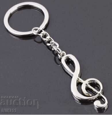 Auction  Musical note, keychain, key Sol