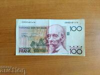 Белгия банкнота 100 франка от 1982 г.