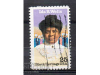 1990. USA. Black Heritage - Ida B. Wells.
