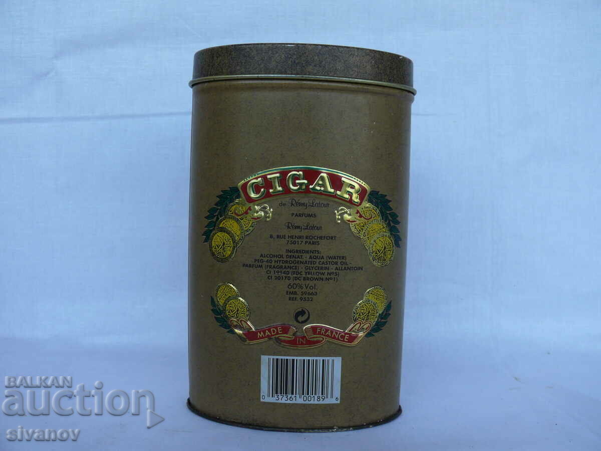 Old metal Cigar de Remy Latour Paris #1424 box with price 14.99 BGN | € 7.66