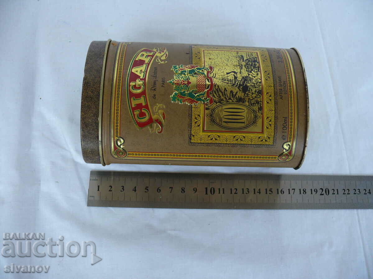 Old metal Cigar de Remy Latour Paris #1424 box - 6