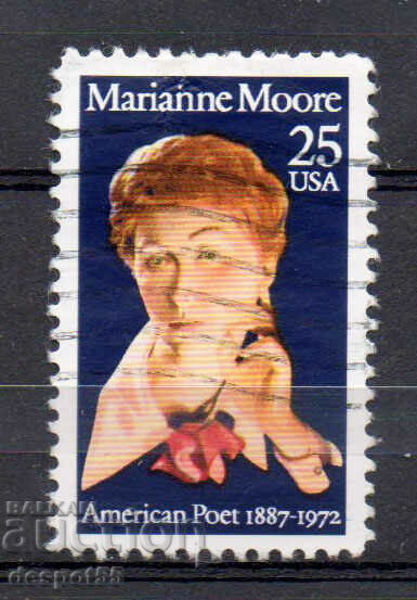 1990. САЩ. Мариан Мур - американска поетеса.