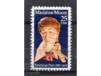 1990. USA. Marian Moore - American poet.