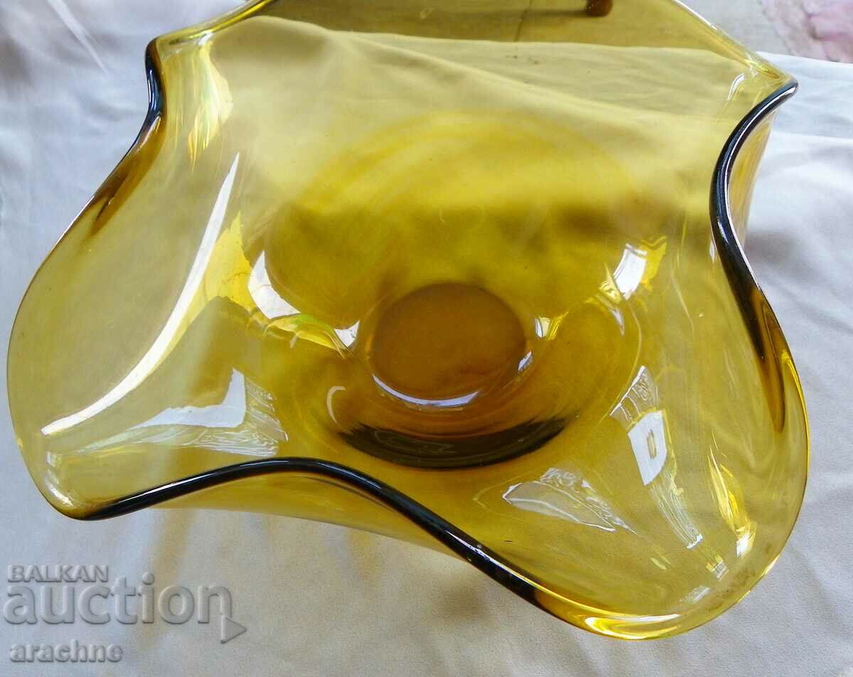 Γυάλινο πορτοκαλί φρουτιέρα με τιμή 25.00 BGN | € 12.78 Γυάλινο πορτοκαλί φρουτιέρα με τιμή 25.00 BGN | € 12.78