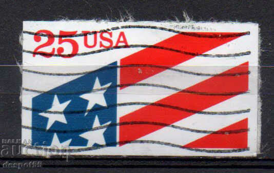 1990. USA. Flag - Self-adhesive.