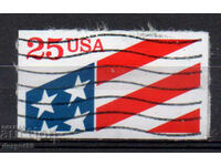 1990. Η.Π.Α. Σημαία - Αυτοκόλλητο.