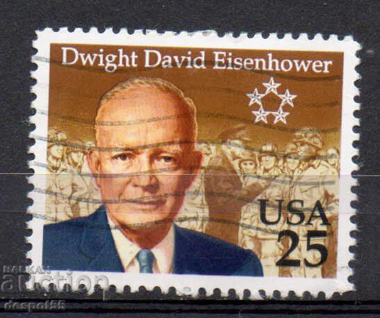 1990. USA. Dwight D. Eisenhower.