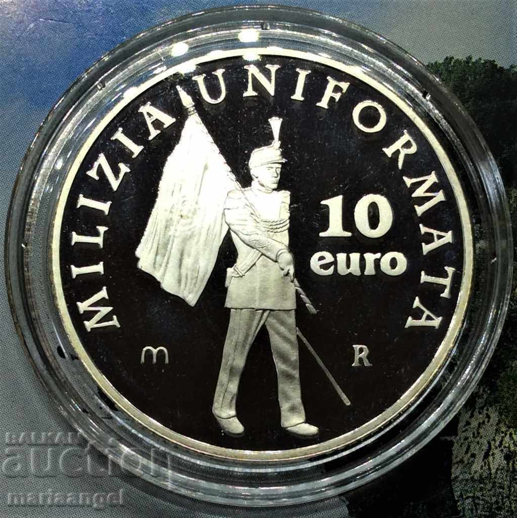 Άγιος Μαρίνος 10 ευρώ 2005 ιωβηλαίο 500 χρόνια ασήμι