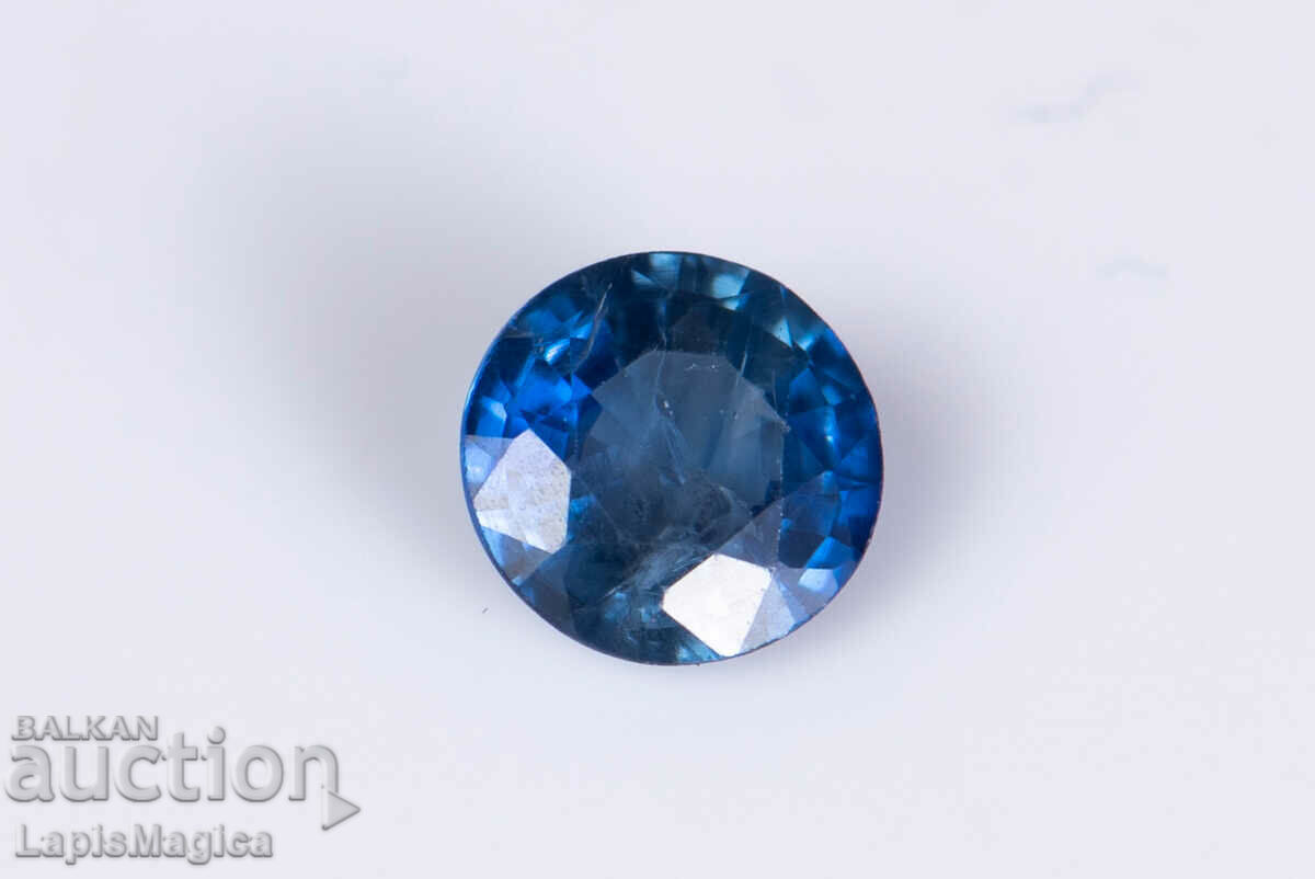 Blue Sapphire 0.39ct 4.3mm Heated Round Cut #12