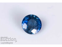 Blue Sapphire 0,39ct 4,3mm Θερμαινόμενο Στρογγυλό Κοπή #12