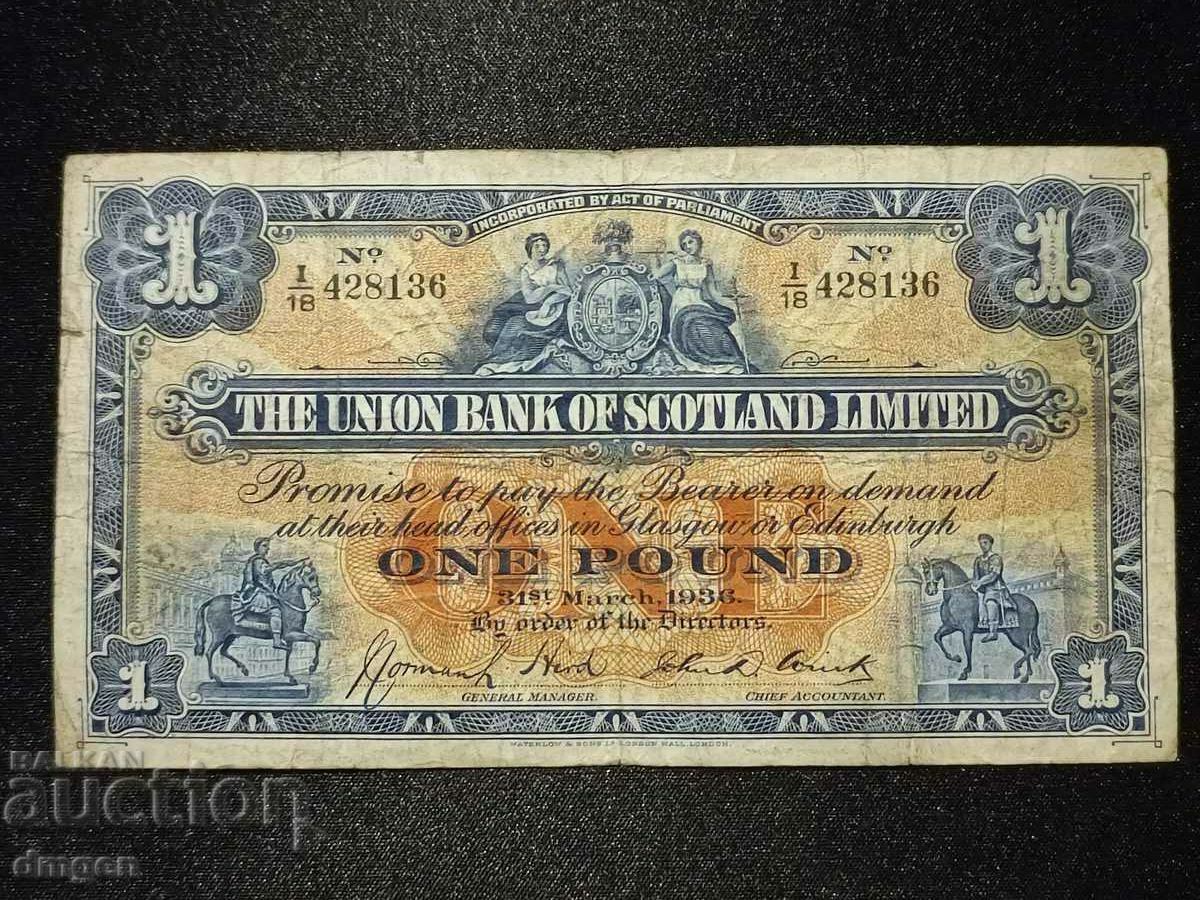 1 pound 1936 Scotland