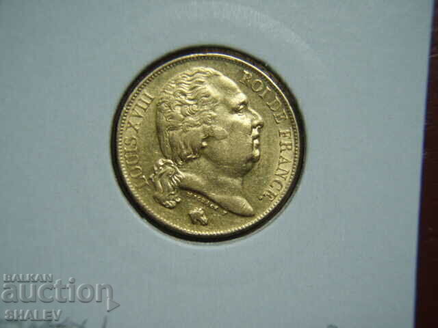 20 Francs 1817 W France - AU (Gold) - 5 20 Francs 1817 W France - AU (Gold) - 5