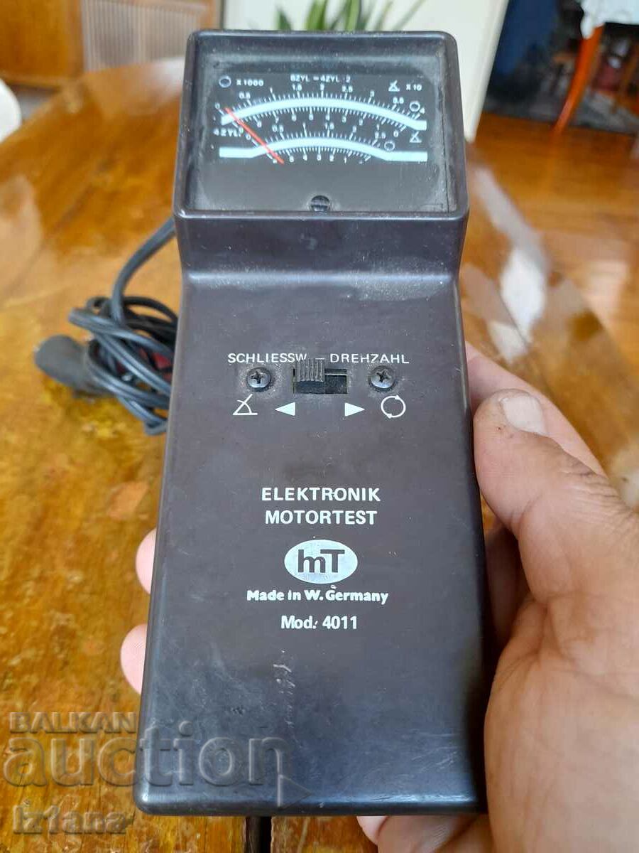Auction  Old Elektronik Motortest autotester