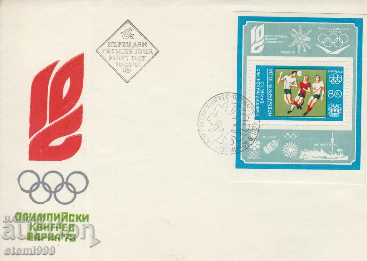 First day Postal envelope sport Olympic Congress Football