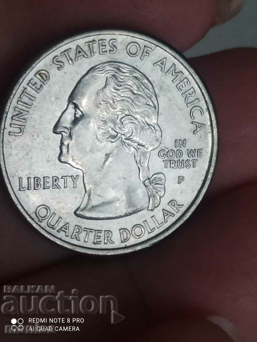 Quarter Dollar 2006 USA Nevada with price 4.99 BGN | € 2.55