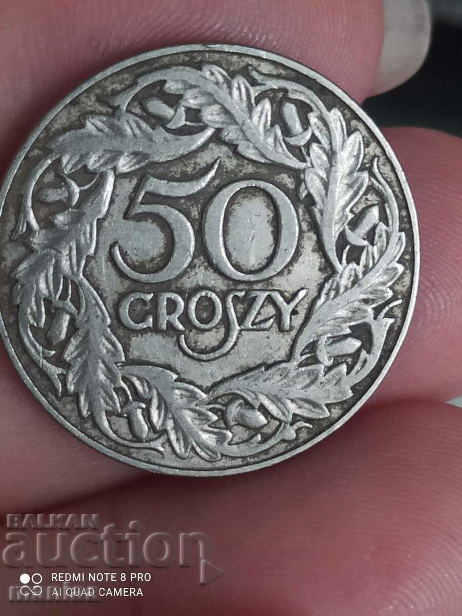 50 de bănuți 1923 Polonia