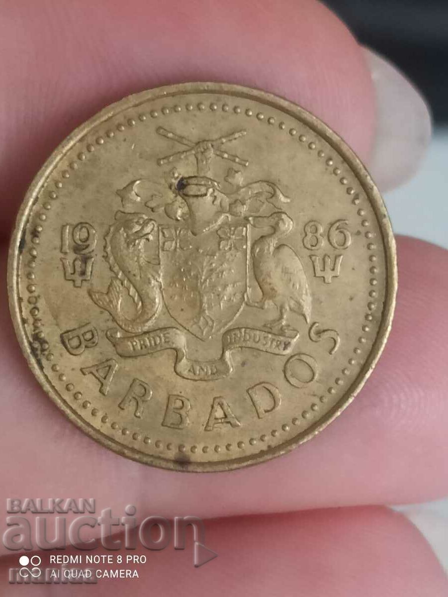 Auction 5 cents Barbados 1980 Auction 5 cents Barbados 1980