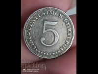 5 centesimo panama 1996