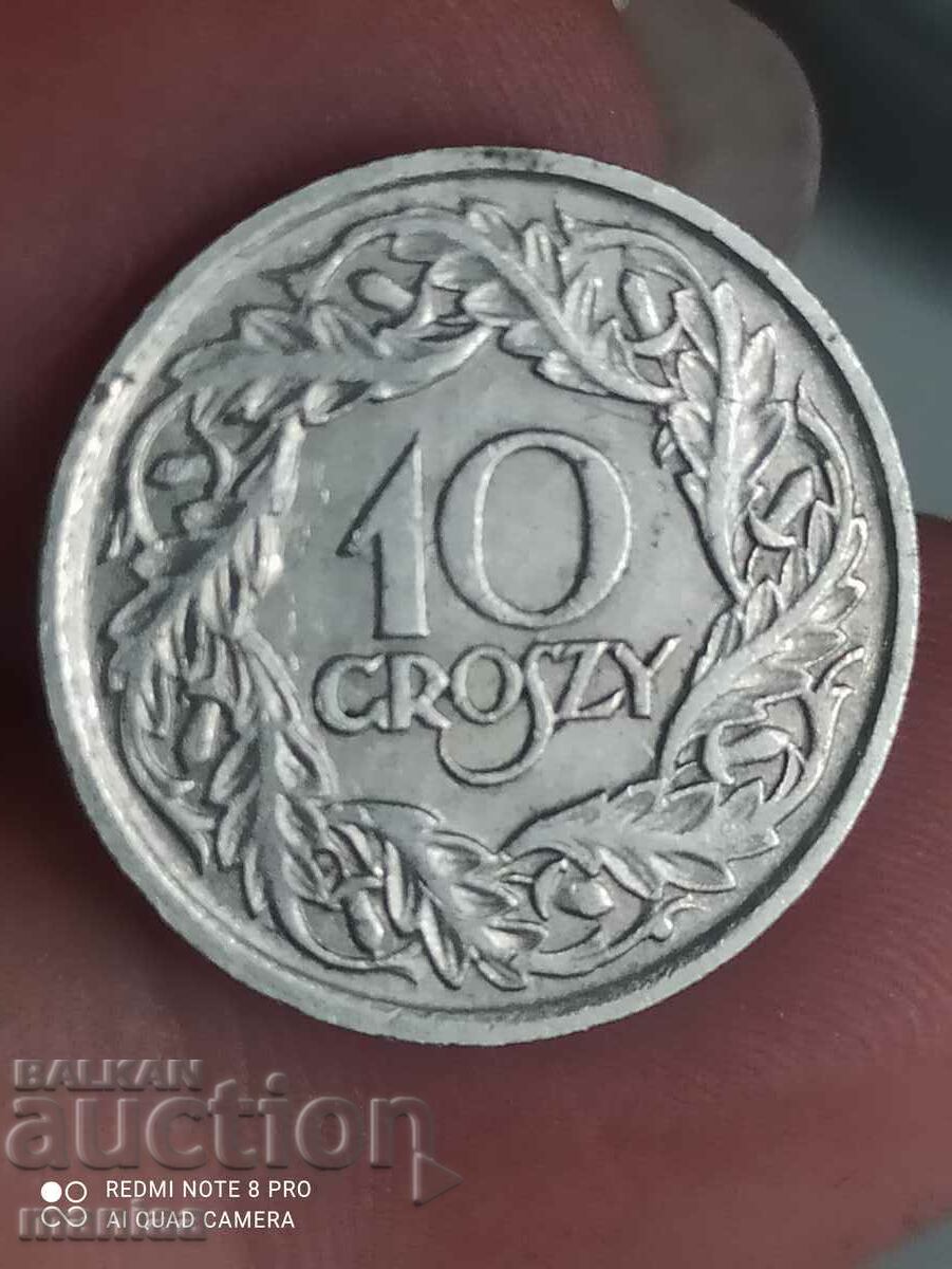 10 гроша 1923 г полша
