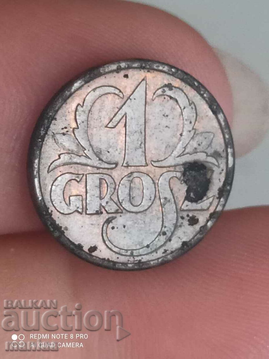 1 groszy 1939 Poland - 5 1 groszy 1939 Poland - 5