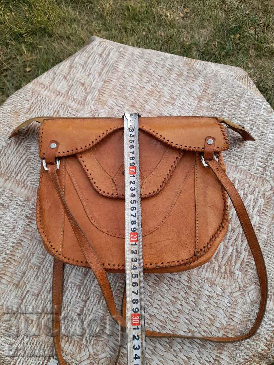 Livrarea doamnelor vechi sac din piele