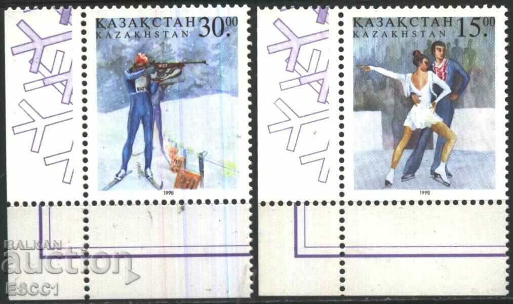 Pure stamps Sport Olympic Games Nagano 1998 from Kazakhstan