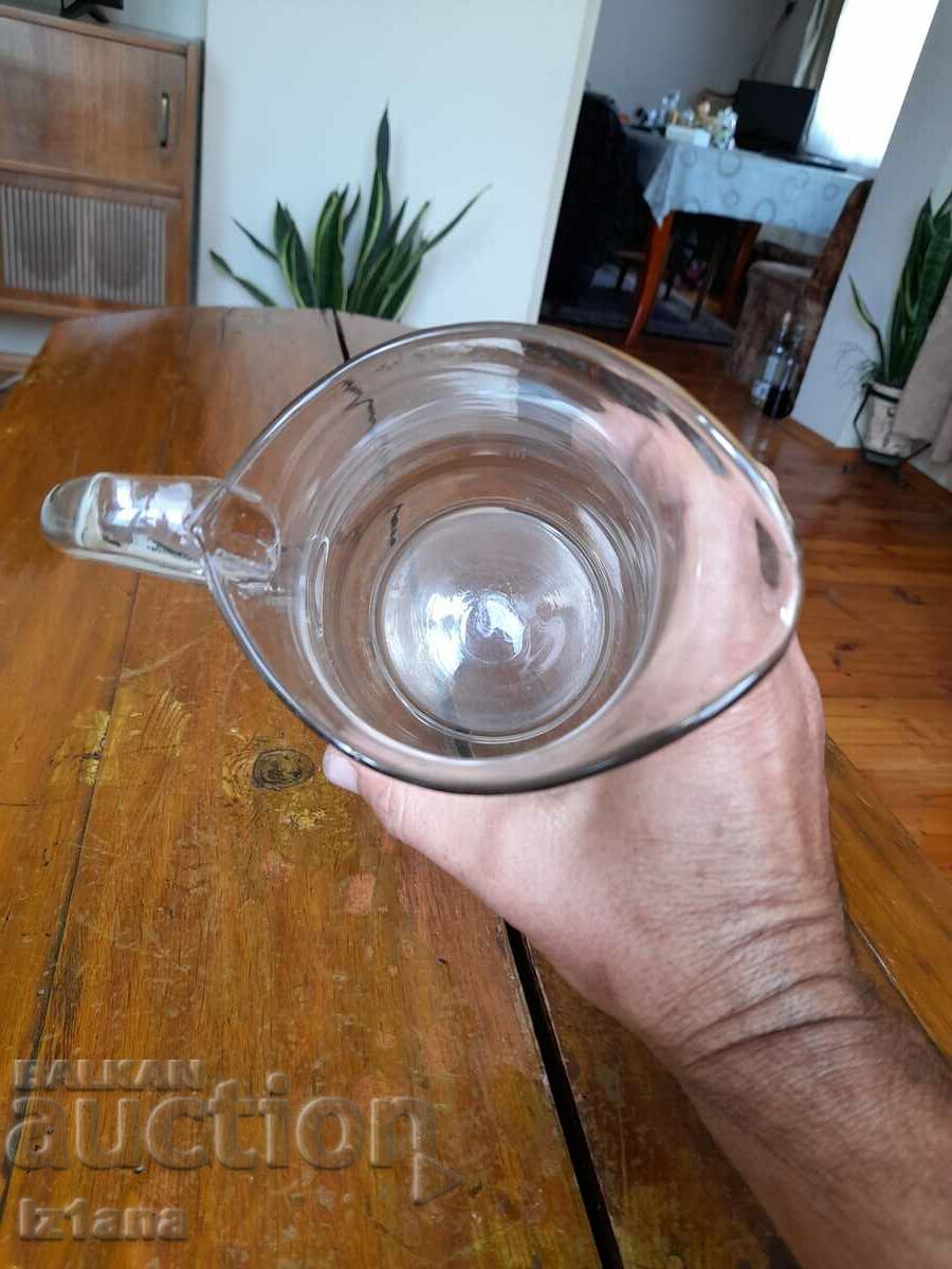 Veveriță de sticlă veche, cană - 5