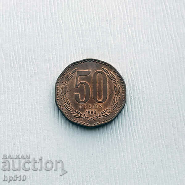 Чили 50 песос 1993 / Chile 50 pesos 1993