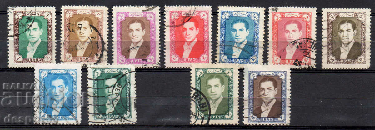 1957-58. Iran. Mohammad Reza Șah Pahlavi.